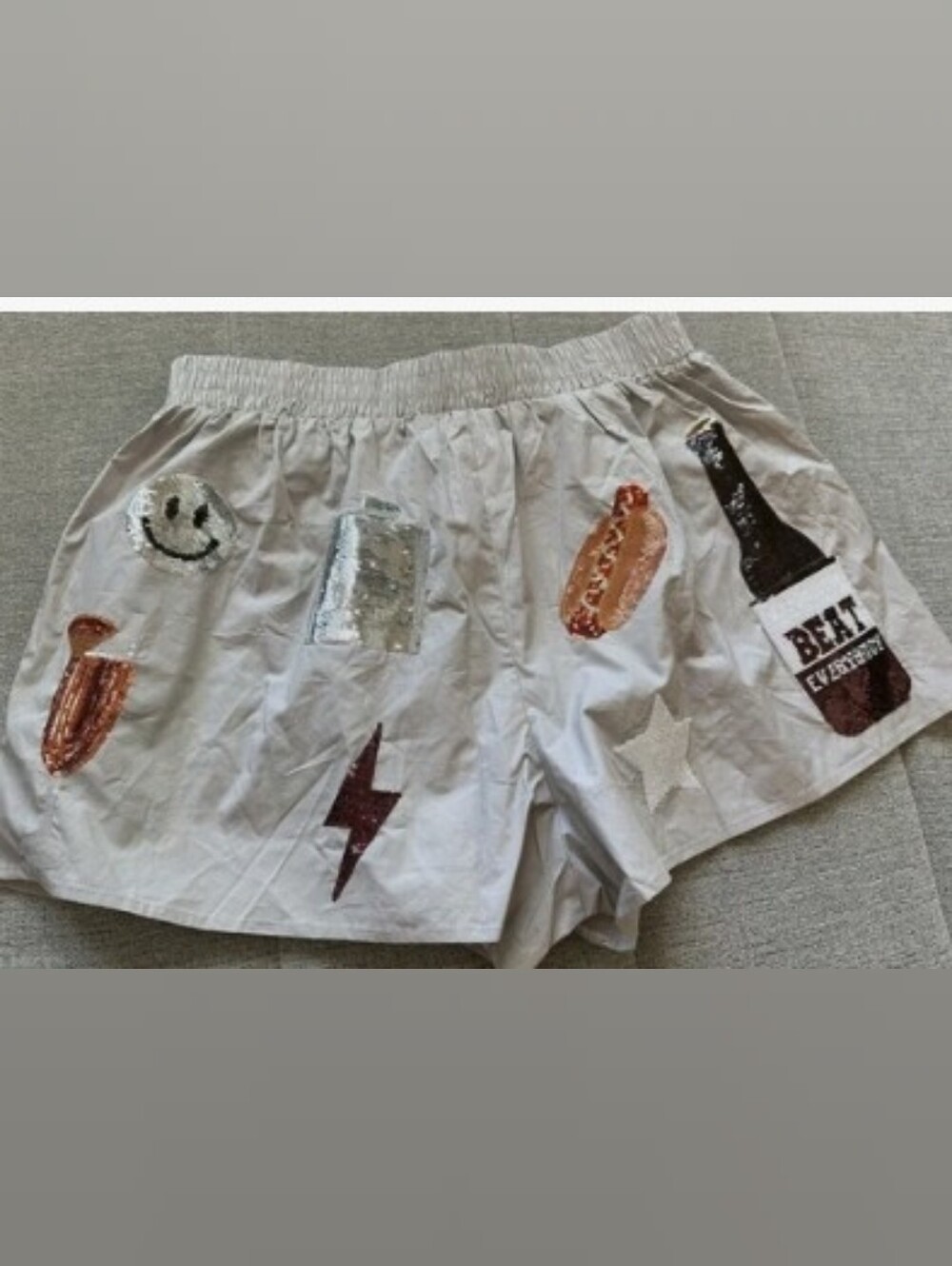 Queen Of Sparkles Tailgate Garnet Theme Shorts